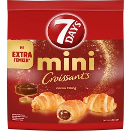 7DAYS MINI ΚΡΟΥΑΣΑΝ ΜΕ ΓΕΜΙΣΗ ΚΑΚΑΟ 103gr