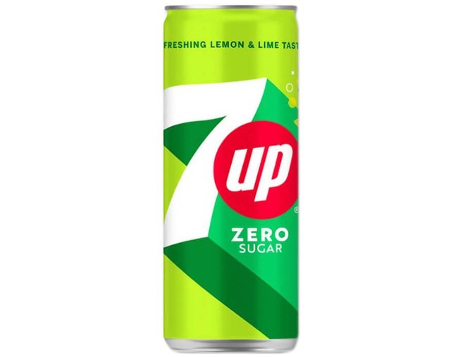7 UP ZERO LEMON & LIME 330ml