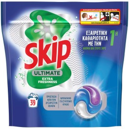 SKIP ΑΠΟΡΡΥΠΑΝΤΙΚΟ ΡΟΥΧΩΝ ULTIMATE EXTRA FRESHNESS 39 ΚΑΨΟΥΛΕΣ