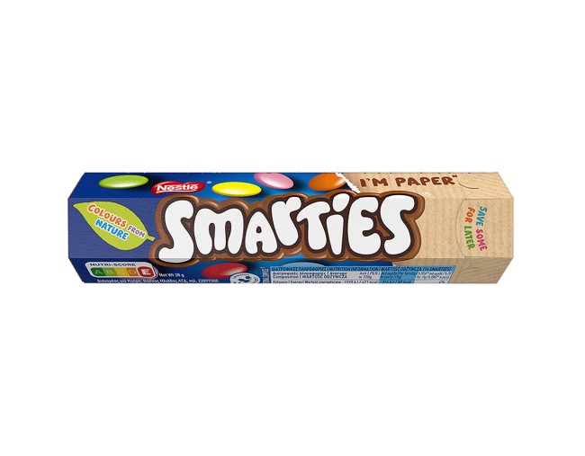 NESTLE SMARTIES ΚΑΡΑΜΕΛΑΚΙΑ ΜΕ ΣΟΚΟΛΑΤΑ ΓΑΛΑΚΤΟΣ 38gr