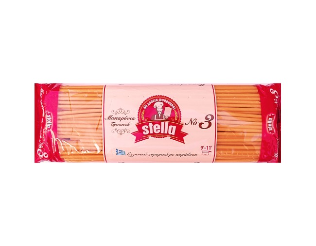 STELLA ΜΑΚΑΡΟΝΙΑ ΤΡΥΠΗΤΑ No3 500gr
