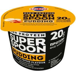 ΚΡΙ ΚΡΙ SUPER SPOON HIGH PROTEIN PUDDING BANANA TOFFEE 200gr