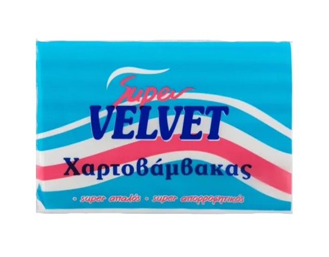 SUPER VELVET ΧΑΡΤΟΒΑΜΒΑΚΑΣ 40x60cm 60τμχ