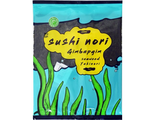 SUSHI NORI ΦΥΛΛΑ ΦΥΚΙΟΥ ΓΙΑ SUSHI 10τμχ