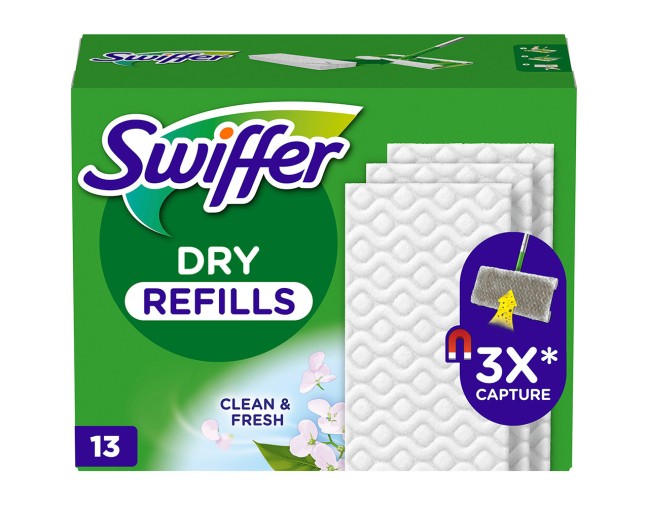 SWIFFER DRΥ REFILLS ΑΝΤΑΛΛΑΚΤΙΚΑ ΠΑΝΑΚΙΑ ΠΑΤΩΜΑΤΟΣ 13τμχ