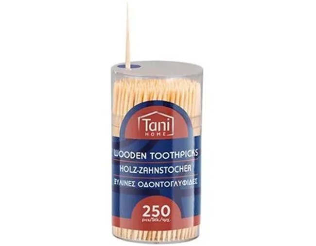 TANI ΞΥΛΙΝΕΣ ΟΔΟΝΤΟΓΛΥΦΙΔΕΣ 250τμχ