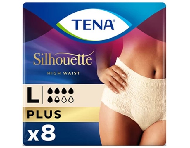 TENA SILHOUETTE ΠΑΝΕΣ ΕΣΩΡΟΥΧΟ ΜΠΕΖ LARGE 8τμχ ΕΒΔΟΜΑΔΙΑΙΕΣ ΠΡΟΣΦΟΡΕΣ