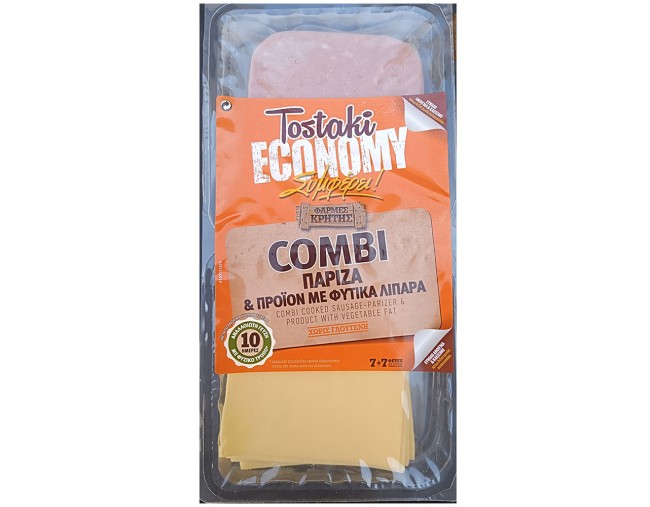 TOSTAKI ECONOMY COMBI ΠΑΡΙΖΑ & ΤΥΡΙ ΜΕ ΦΥΤΙΚΑ ΛΙΠΑΡΑ 280gr