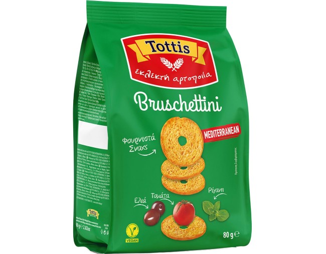 TOTTIS BRUSCHETTINI MEDITERRANEAN 80gr