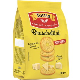 TOTTIS BRUSCHETTINI MIXED CHEESE 80gr