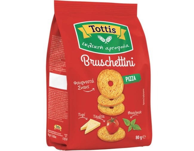 TOTTIS BRUSCHETTINI PIZZA 80gr