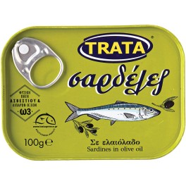 TRATA ΣΑΡΔΕΛΕΣ ΣΕ ΕΛΑΙΟΛΑΔΟ 100gr