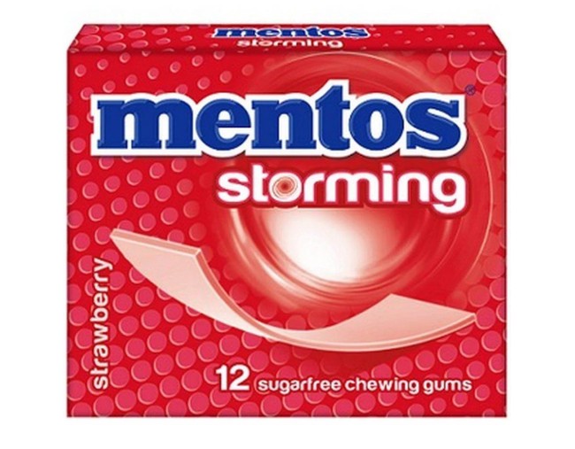 MENTOS STORMING STRAWBERRY ΤΣΙΧΛΕΣ 33gr