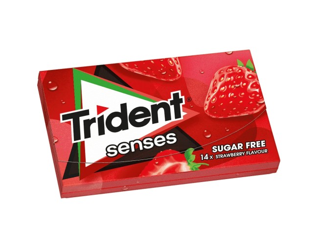 TRIDENT SENSES STRAWBERRY 27gr