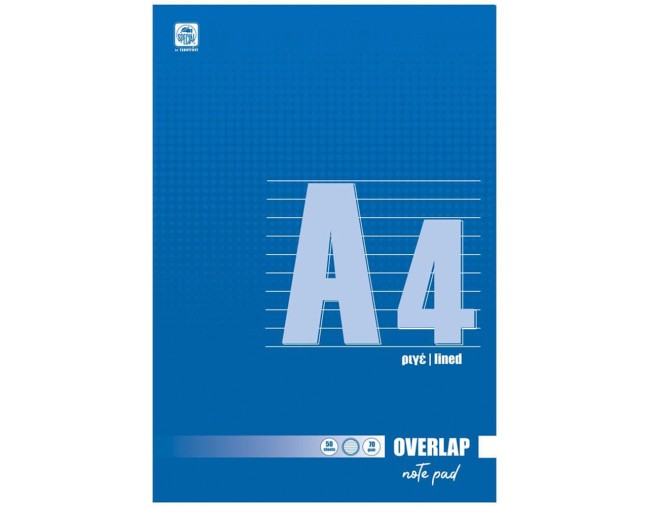 TYPOTRUST SPECIAL OVERLAP ΜΠΛΟΚ ΡΙΓΕ Α4 50 ΦΥΛΛΑ