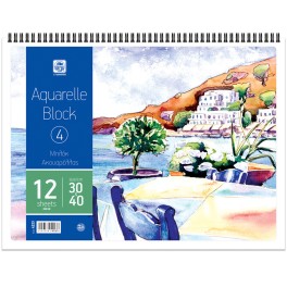 TYPOTRUST SPECIAL ΜΠΛΟΚ ΑΚΟΥΑΡΕΛΛΑ Νο4 30x40cm 12 ΦΥΛΛΑ