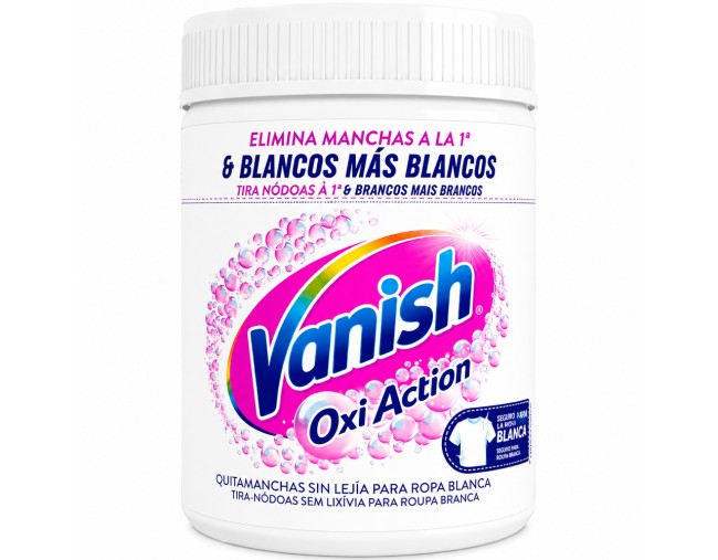 VANISH OXI ACTION ΕΝΙΣΧΥΤΙΚΟ ΠΛΥΣΗΣ ΣΕ ΣΚΟΝΗ ΓΙΑ ΛΕΥΚΑ 480gr