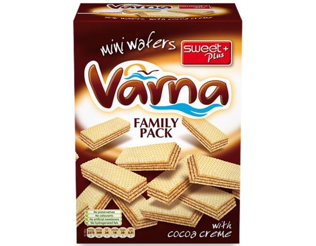 VARNA ΓΚΟΦΡΕΤΑΚΙΑ ΜΕ ΓΕΜΙΣΗ ΚΡΕΜΑ ΚΑΚΑΟ 260gr
