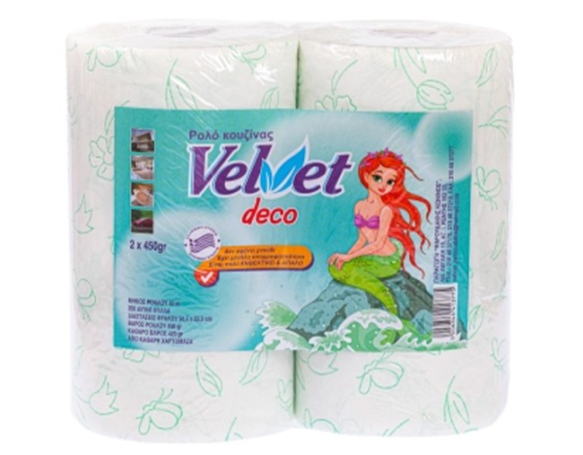 VELVET DECO ΡΟΛΟ ΚΟΥΖΙΝΑΣ 2x450gr