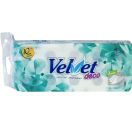 VELVET DECO ΧΑΡΤΙ ΥΓΕΙΑΣ 3ΦΥΛΛΟ 10x93gr