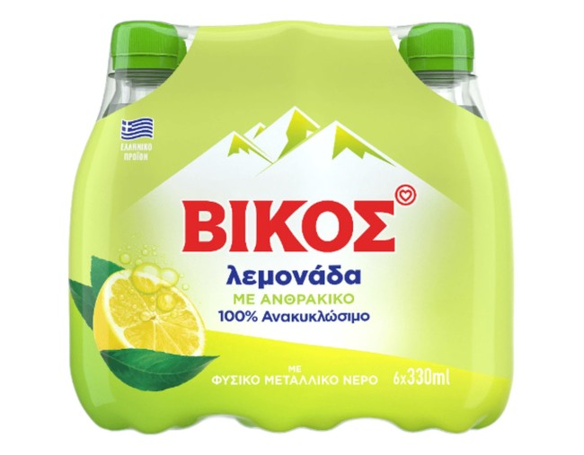 ΒΙΚΟΣ ΛΕΜΟΝΑΔΑ ΜΕ ΑΝΘΡΑΚΙΚΟ 6x330ml