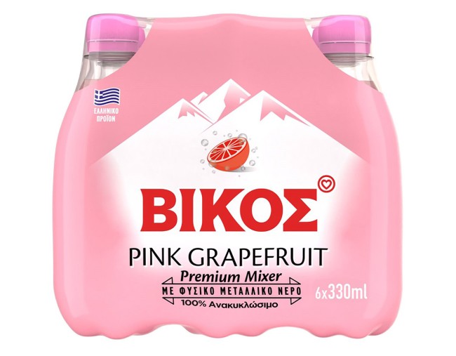 ΒΙΚΟΣ PINK GRAPEFRUIT 6x330ml