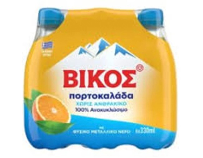ΒΙΚΟΣ ΠΟΡΤΟΚΑΛΑΔΑ ΧΩΡΙΣ ΑΝΘΡΑΚΙΚΟ 6x330ml