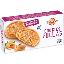 ΒΙΟΛΑΝΤΑ COOKIES FULL 45 ME ΦΥΣΤΙΚΟΒΟΥΤΥΡΟ 150gr