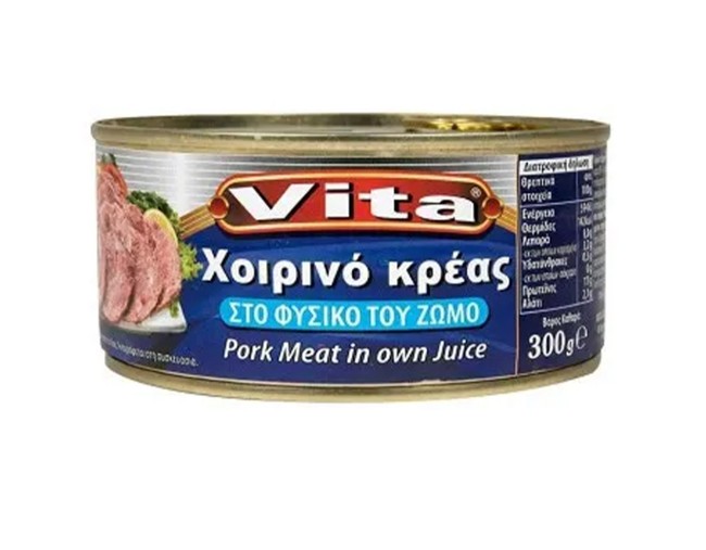 VITA ΧΟΙΡΙΝΟ ΚΡΕΑΣ ΣΕ ΦΥΣΙΚΟ ΖΩΜΟ 300gr