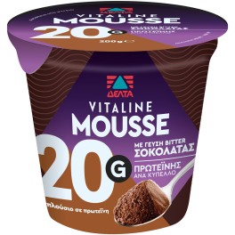 ΔΕΛΤΑ VITALINE MOUSSE ΣΟΚΟΛΑΤΑ 200gr ΔΕΛΤΑ VITALINE MOUSSE ΣΟΚΟΛΑΤΑ 200gr