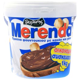 ΠΑΥΛΙΔΗΣ MERENDA ΠΡΑΛΙΝΑ ΦΟΥΝΤΟΥΚΙΟΥ 1kg