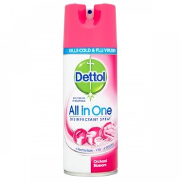 DETTOL ΑΠΟΛΥΜΑΝΤΙΚΟ ΣΠΡΕΙ ALL IN ONE ORCHARD BLOSSOM 400ml