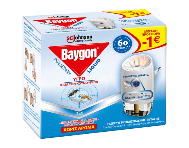 BAYGON ΣΥΣΚΕΥΗ ΕΝΤΟΜΟΑΠΩΘΗΤΙΚΗ & ΑΝΤΑΛΛΑΚΤΙΚΟ ΥΓΡΟ