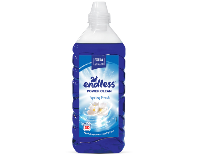ENDLESS POWER CLEAN ΥΓΡΟ ΠΛΥΝΤΗΡΙΟΥ ΡΟΥΧΩΝ SPRING FRESH 30 ΜΕΖΟΥΡΕΣ 1850ml