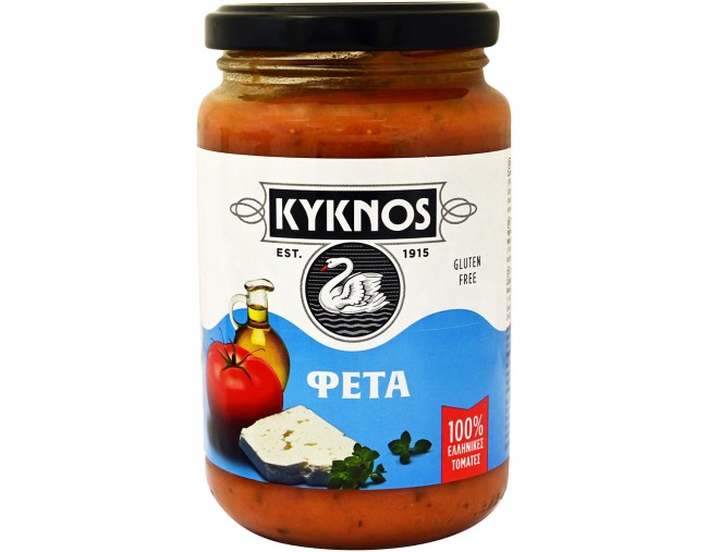 KYKNOS ΣΑΛΤΣΑ ΤΟΜΑΤΑΣ ΜΕ ΦΕΤΑ & ΛΑΔΙ 350gr
