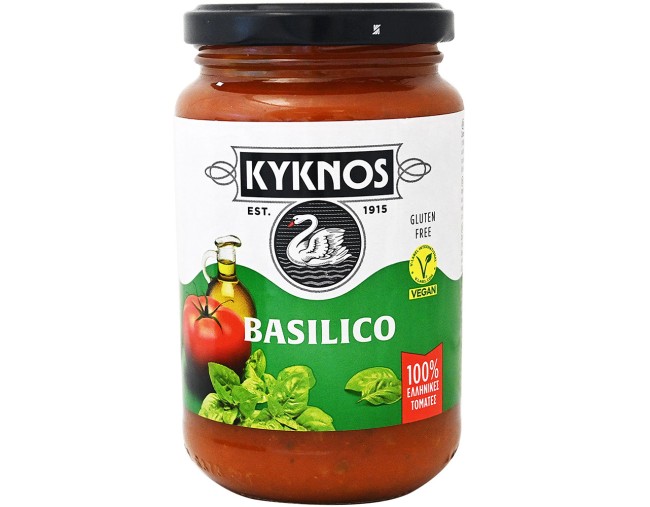 KYKNOS ΣΑΛΤΣΑ ΤΟΜΑΤΑΣ BASILICO 350gr