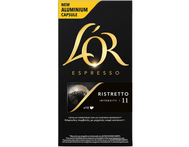 LOR ESPRESSO 11 RISTRETTO 10 ΚΑΨΟΥΛΕΣ 52gr