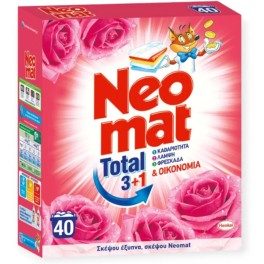 NEOMAT TOTAL ΣΚΟΝΗ ΠΛΥΝΤΗΡΙΟΥ ΡΟΥΧΩΝ ΑΓΡΙΟ ΤΡΙΑΝΤΑΦΥΛΛΟ 40 ΜΕΖΟΥΡΕΣ 2kg NEOMAT TOTAL ΣΚΟΝΗ ΠΛΥΝΤΗΡΙΟΥ ΡΟΥΧΩΝ ΑΓΡΙΟ ΤΡΙΑΝΤΑΦΥΛΛΟ 40 ΜΕΖΟΥΡΕΣ 2kg