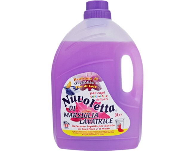 NUVOLETTA ΥΓΡΟ ΑΠΟΡΡΥΠΑΝΤΙΚΟ ΠΛΥΝΤΗΡΙΟΥ ΡΟΥΧΩΝ ORCHIDEA E FIORI DI LOTO 3lt