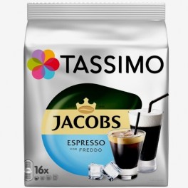 JACOBS TASSIMO ESPRESSO FOR FREDDO 16 KΑΨΟΥΛΕΣ 128gr
