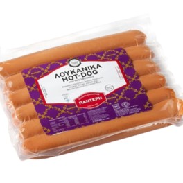 ΠΑΝΤΕΡΗΣ HOT DOG ΛΟΥΚΑΝΙΚΑ 5ΤΜΧ 450gr