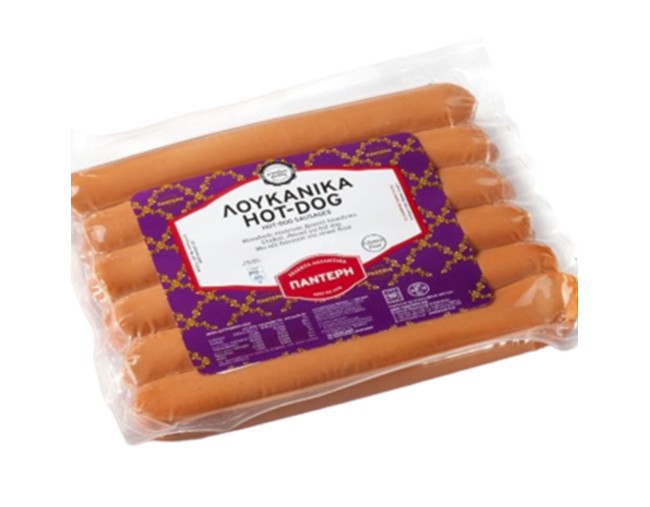 ΠΑΝΤΕΡΗΣ HOT DOG ΛΟΥΚΑΝΙΚΑ 5ΤΜΧ 450gr