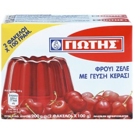 ΓΙΩΤΗΣ ΦΡΟΥΙ ΖΕΛΕ ΜΕ ΓΕΥΣΗ ΚΕΡΑΣΙ 2x100gr