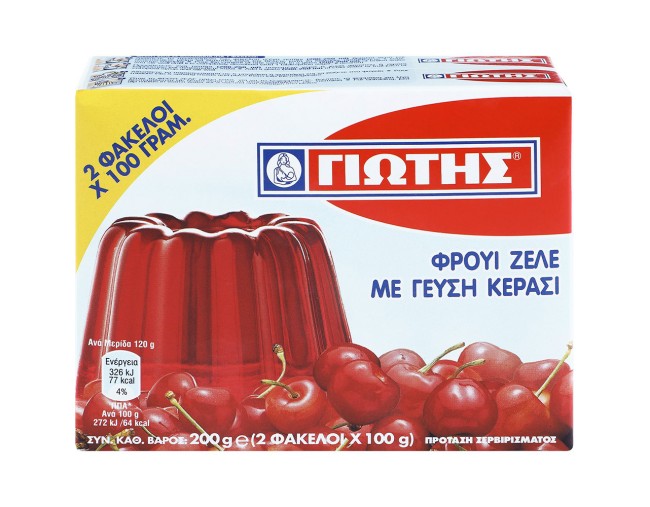ΓΙΩΤΗΣ ΦΡΟΥΙ ΖΕΛΕ ΜΕ ΓΕΥΣΗ ΚΕΡΑΣΙ 2x100gr