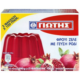 ΓΙΩΤΗΣ ΦΡΟΥΙ ΖΕΛΕ ΜΕ ΓΕΥΣΗ ΡΟΔΙ 2x100gr