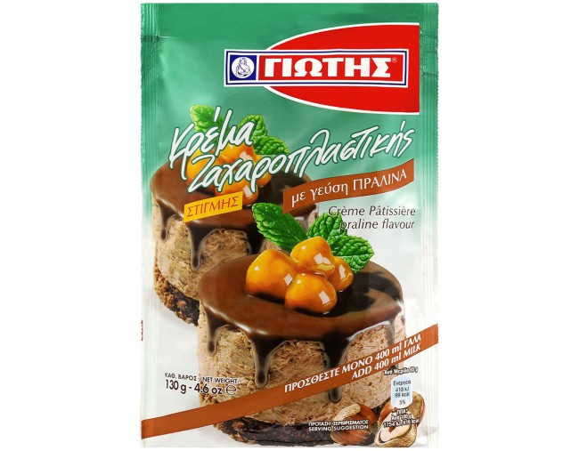 ΓΙΩΤΗΣ ΚΡΕΜΑ ΖΑΧΑΡΟΠΛΑΣΤΙΚΗΣ ΜΕ ΓΕΥΣΗ ΠΡΑΛΙΝΑ 130gr