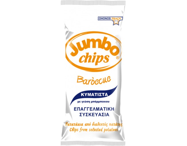 JUMBO CHIPS ΚΥΜΑΤΙΣΤΑ BARBECUE 280gr