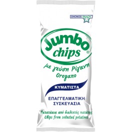 JUMBO CHIPS ΜΕ ΡΙΓΑΝΗ 280GR JUMBO CHIPS ΜΕ ΡΙΓΑΝΗ 280GR