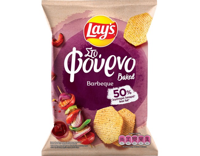 LAYS ΣΤΟ ΦΟΥΡΝΟ ΠΑΤΑΤΑΚΙΑ BBQ 105gr