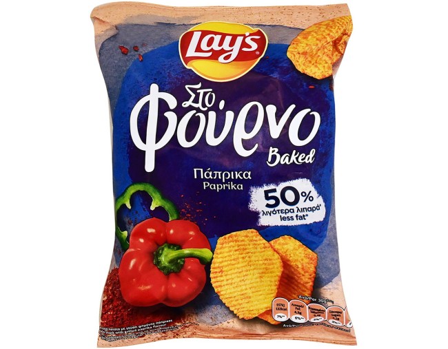 LAYS ΣΤΟ ΦΟΥΡΝΟ ΠΑΤΑΤΑΚΙΑ ΜΕ ΠΑΠΡΙΚΑ 105gr